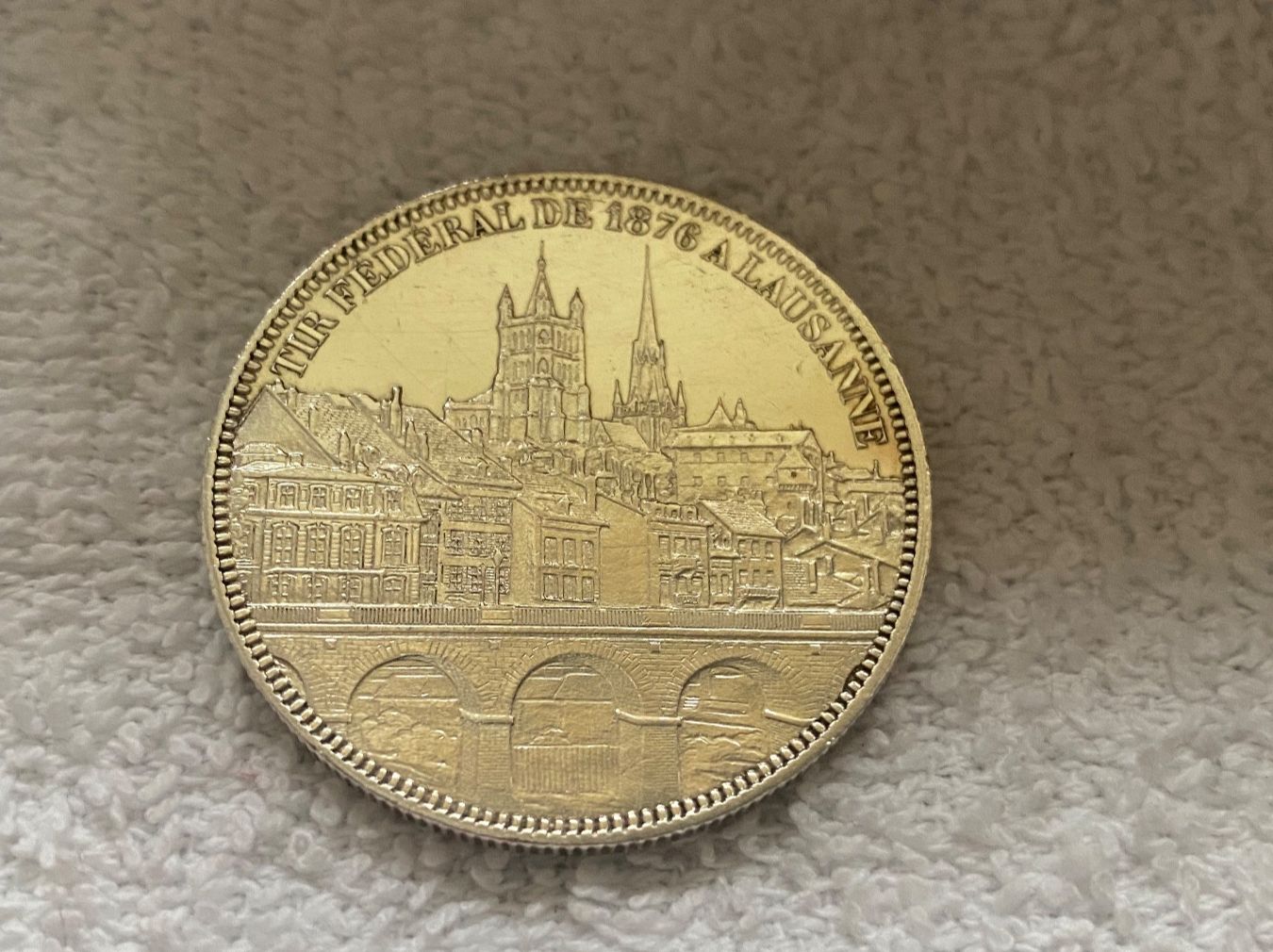 Alle Münzen: 5 francs/Franken 1876 Lausanne – Gebraucht aus Nyon von Ilmi09 1