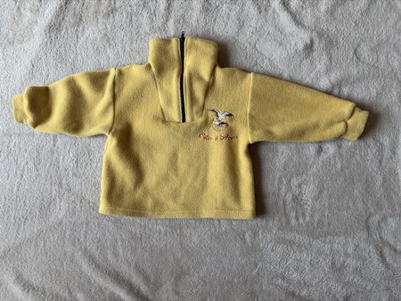 Polaire bébé jaune, taille 92