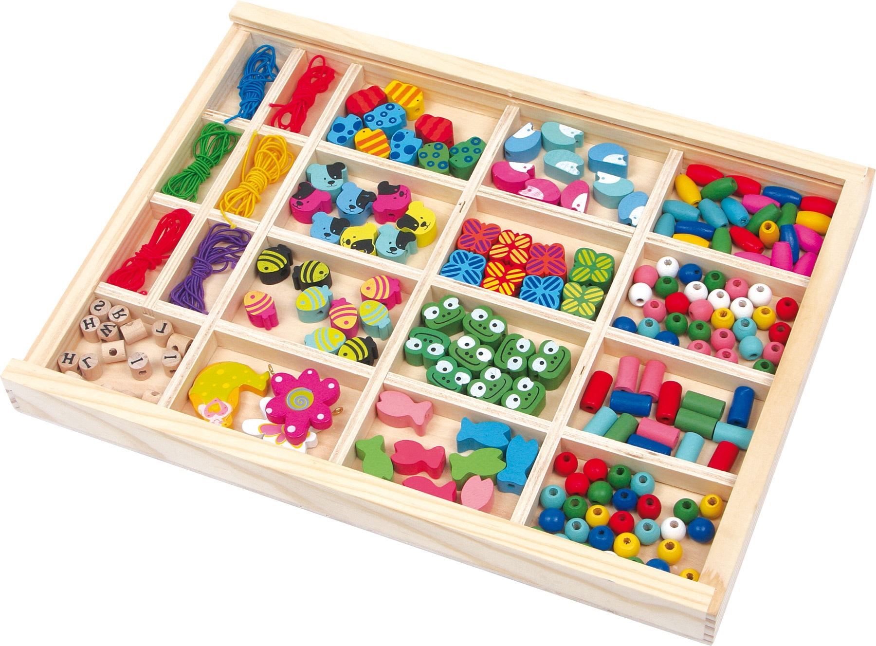 Kit bricolage: Fädelperlen in Holzbox - Bastelbedarf – Nuovo e nell'imballaggio originale da Wettingen venduto da Swala 5