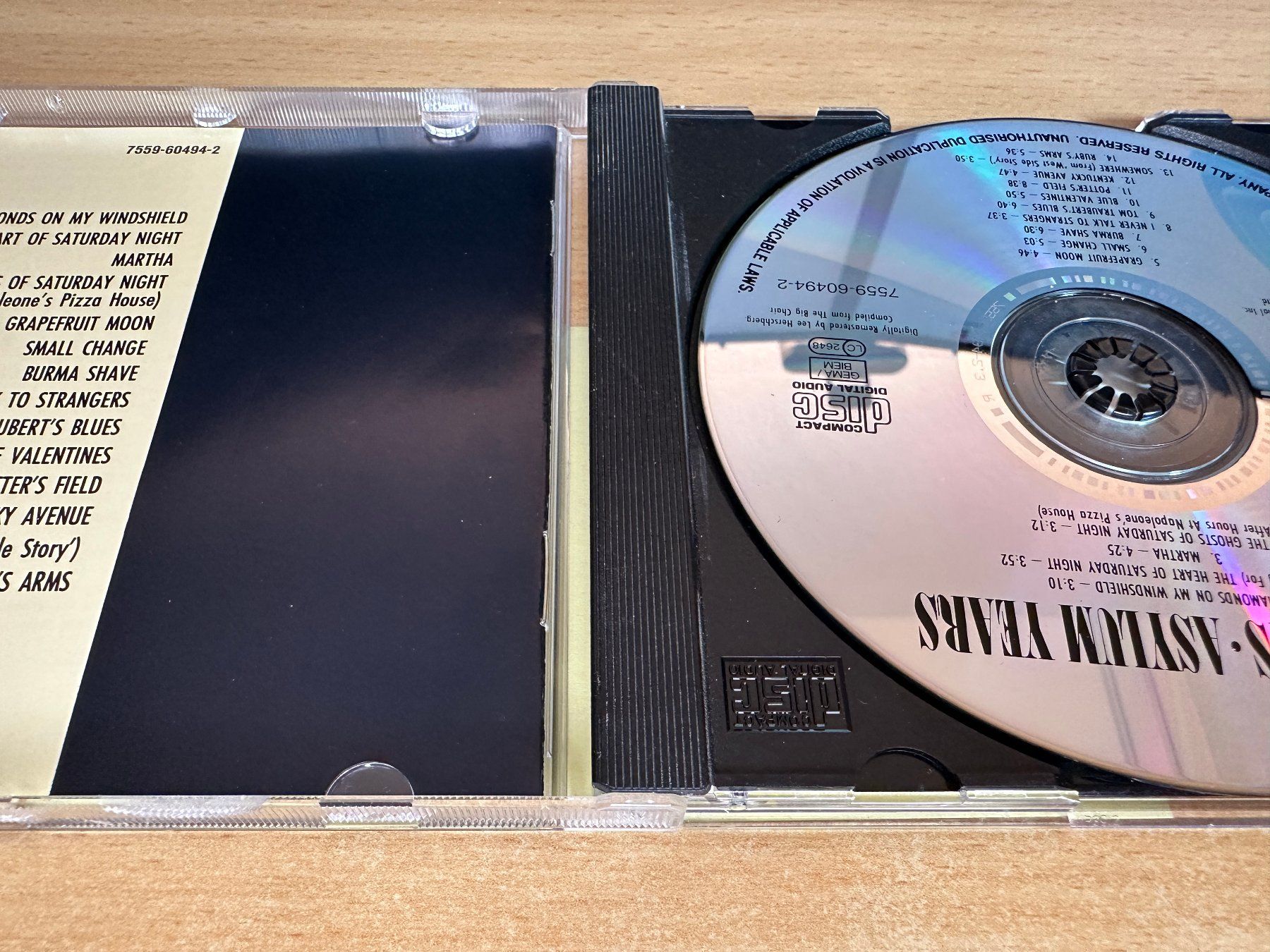 CDs: Tom Waits – Asylum Years – Gebraucht aus Rikon im Tösstal von Alpenmutz 2