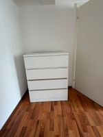 MALM Kommode mit 4 Schubladen, weiß, 80x100 cm