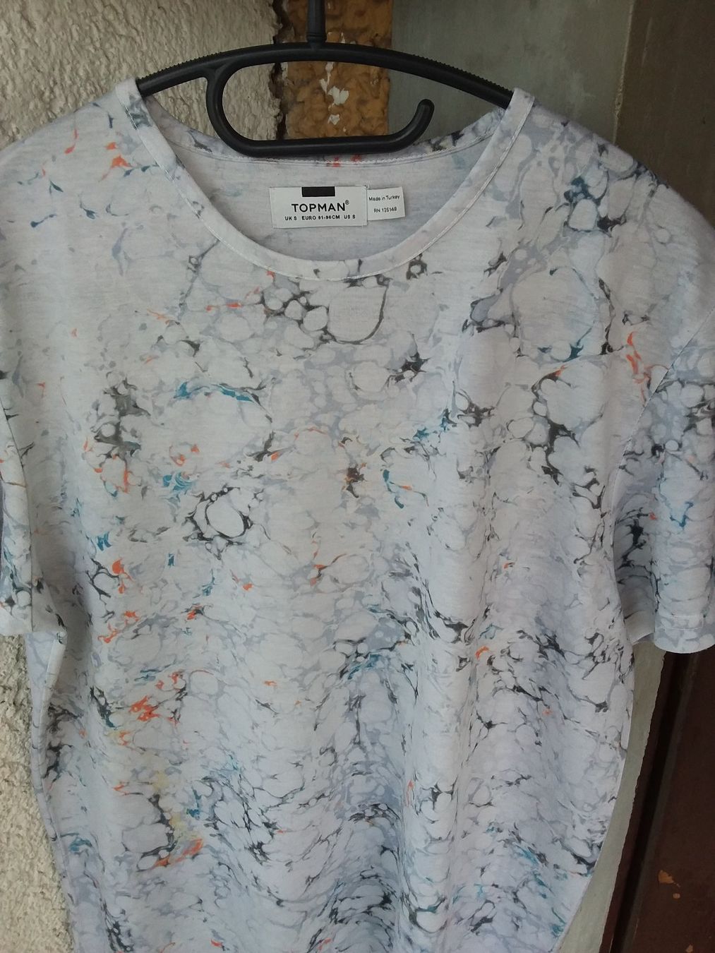 T-shirt: Herren T-Shirt gemustert Grösse M Topman – Usato da Baden venduto da Katzenbaum27 1