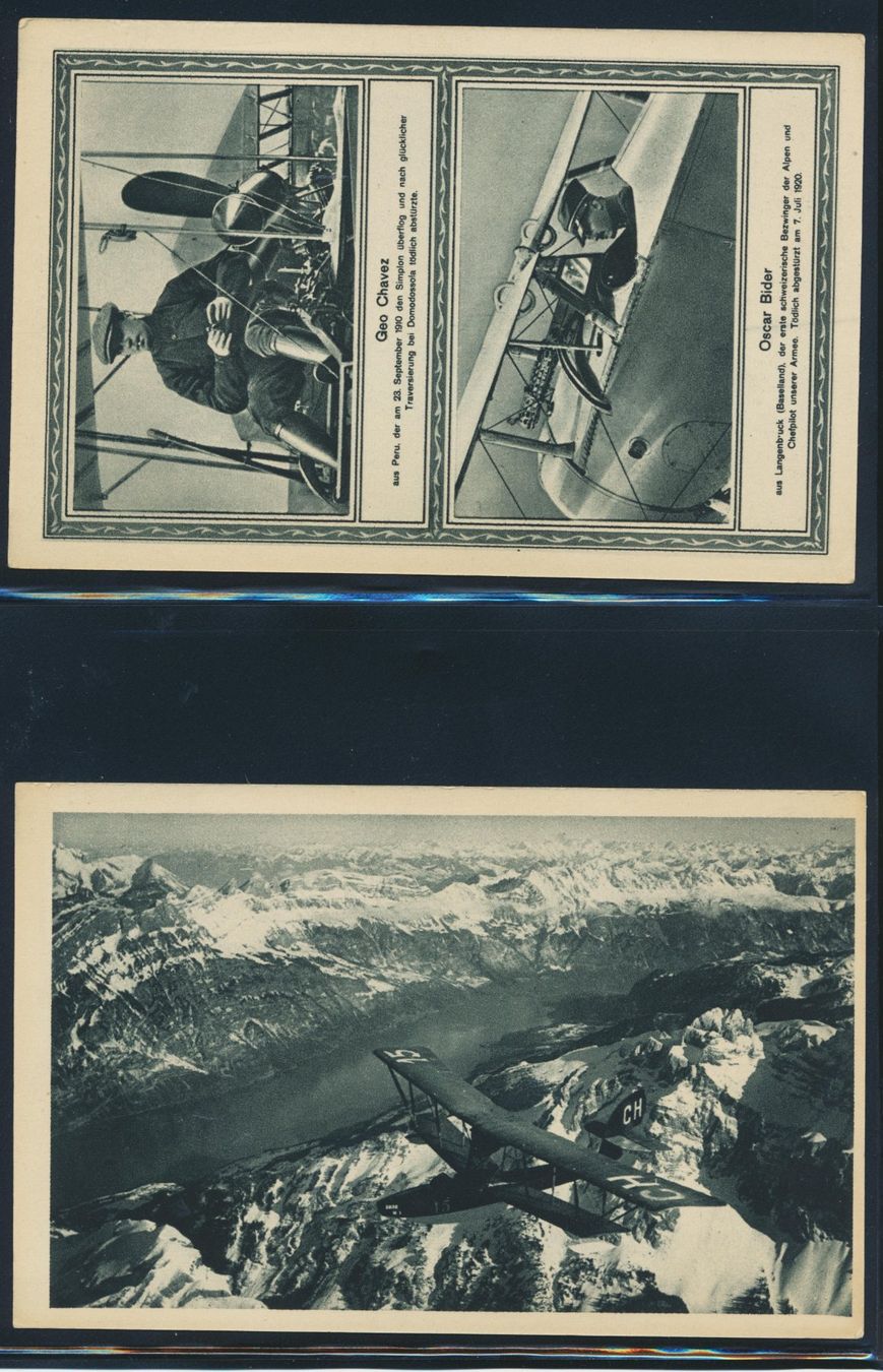 Tutti i francobolli: 2 Flugpostkarten Flugmeeting 1922 – Nuovo (secondo la descrizione) da Roggwil BE venduto da Stampdealer3
