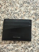 Kartenetui Calvin Klein Leder schwarz guter Zustand