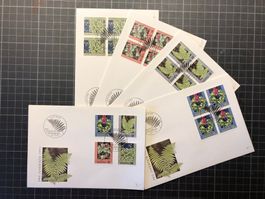 5 FDC Pro Juventute Pflanzen des Waldes 1993 ET