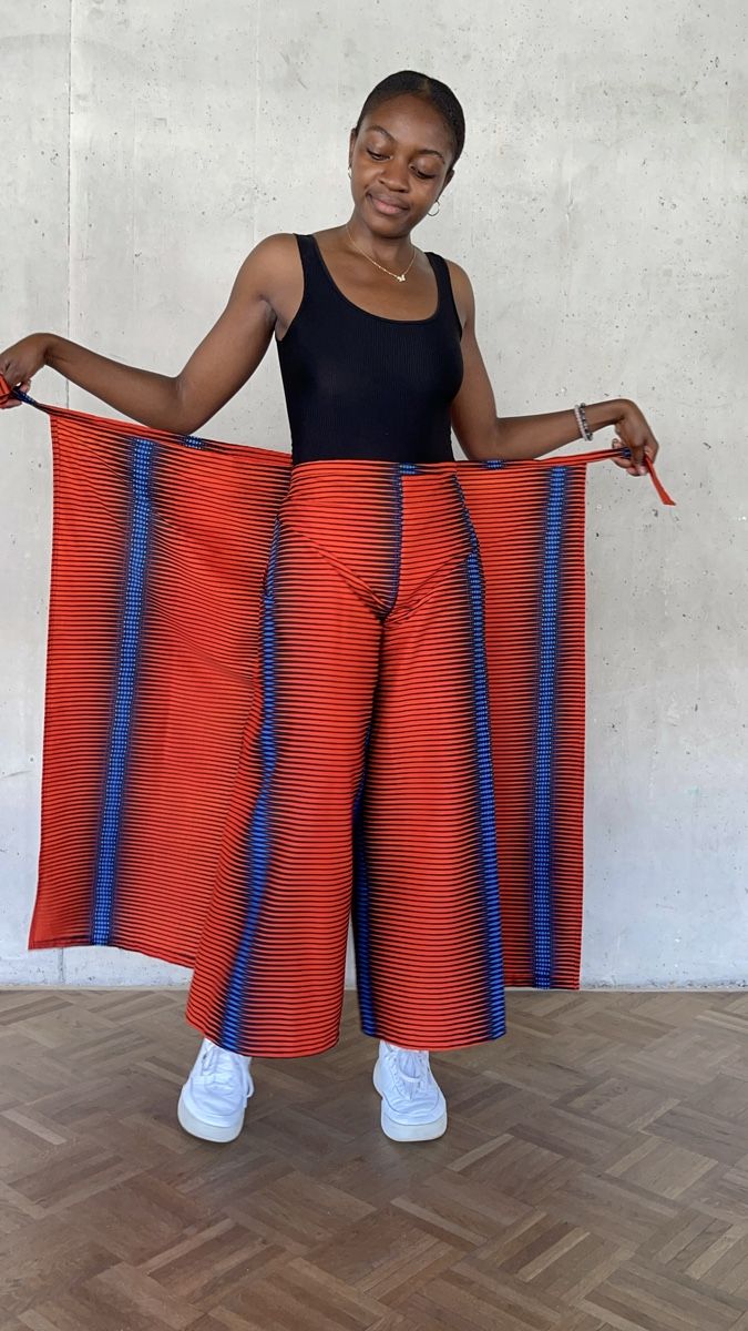 Pantaloni: Sommerliche Wickelhose | Afrikanisches Muster | Handgenäht – Nuovo e nell'imballaggio originale da Zürich venduto da rit_y22r 5