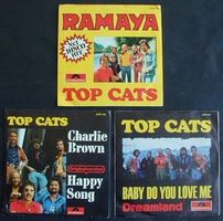TOP CATS Sammlung, 3 alte Vinyl Platten zusammen