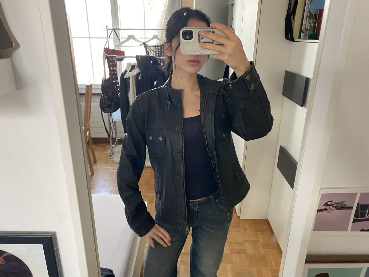 Giacche: black leather jacket – Usato da Zürich venduto da slrsu 1