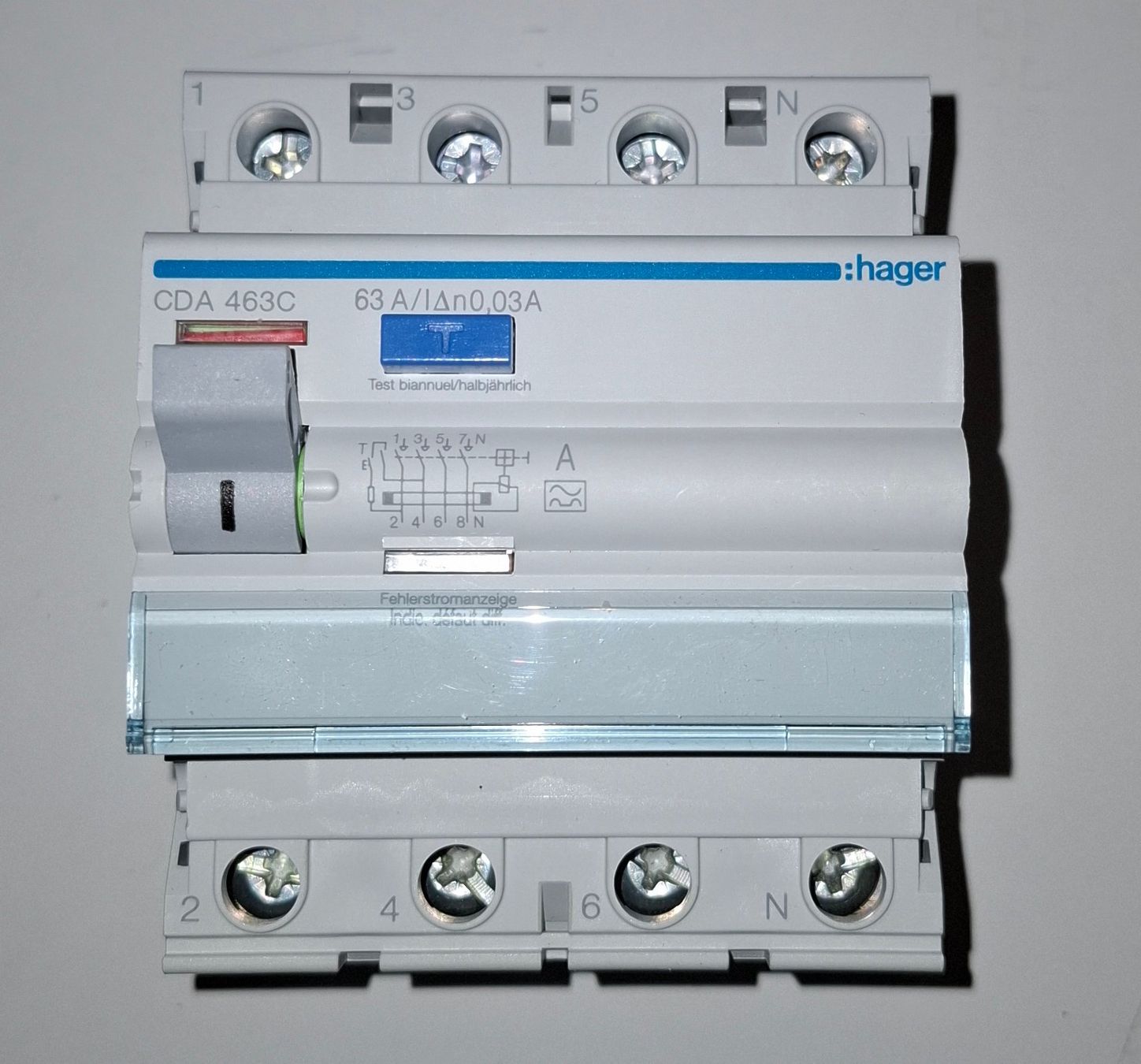 Hager Interruttori: Hager CDA 463C FI-Schalter, 63A/0.03A – Usato da St. Gallen venduto da WWL