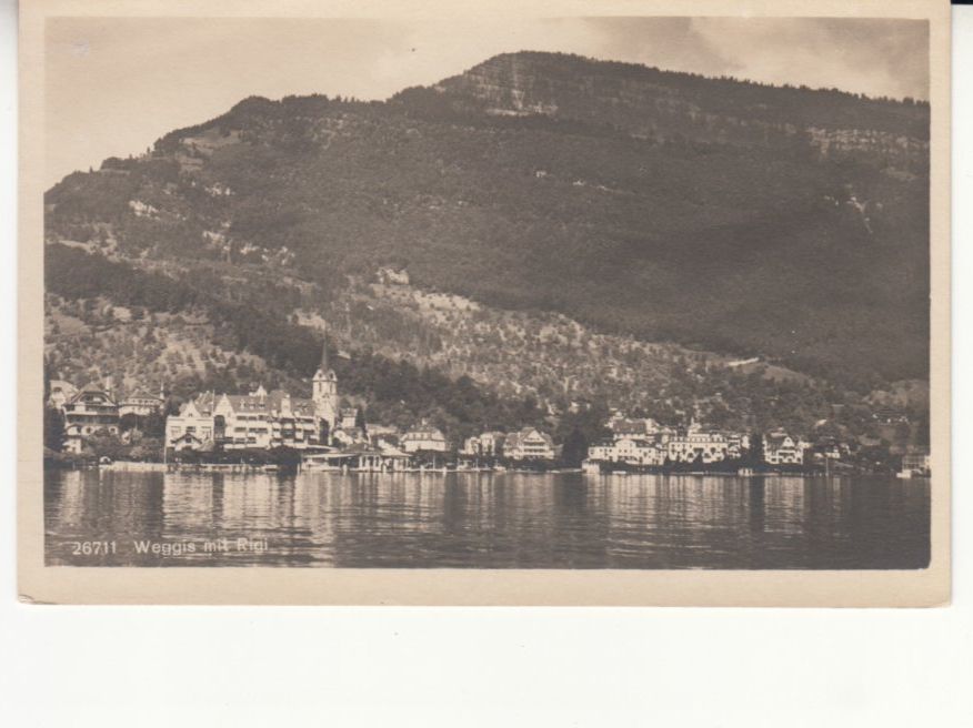 Cartoline postali: Weggis 1928 – Usato da Bürglen TG venduto da StampGraf
