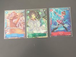 3 Japanische FullArt One piece