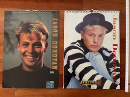JASON DONOVAN 2 grosse vintage Star Kalender 1990 und 1990