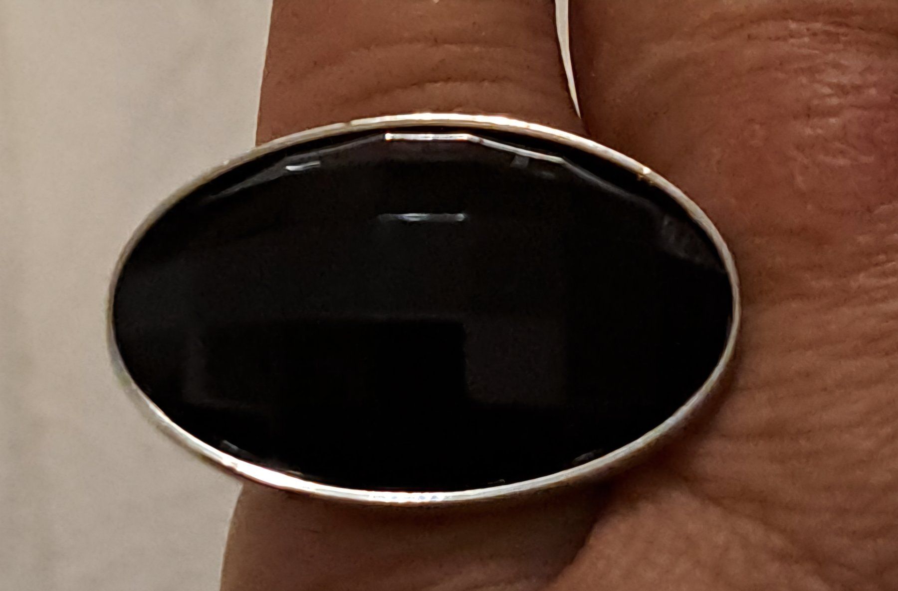 Calvin Klein Anelli: Bague Calvin Klein noir – Usato da Biel/Bienne venduto da raf_2yqq