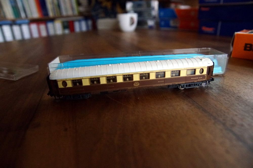 RARE JEP O 5771-V VOITURE VOYAGEUR PASSAGER PULLMAN 30cm, WAGON SNCF TOLE, TRAIN - Collection