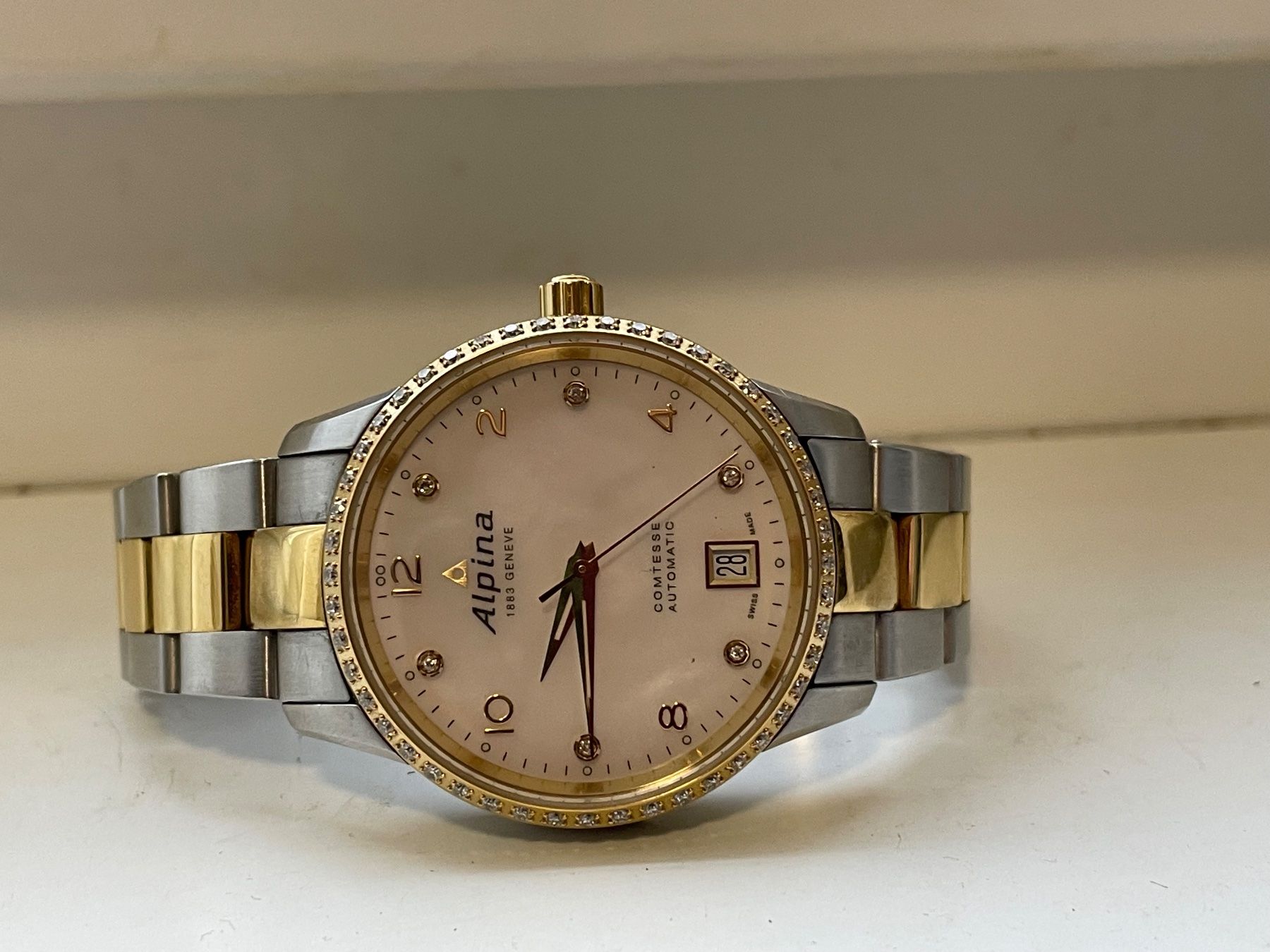 Alpina Orologi: Alpina Comtesse Automatic avec 54 diamant – Usato da Worben venduto da benit.drn 1