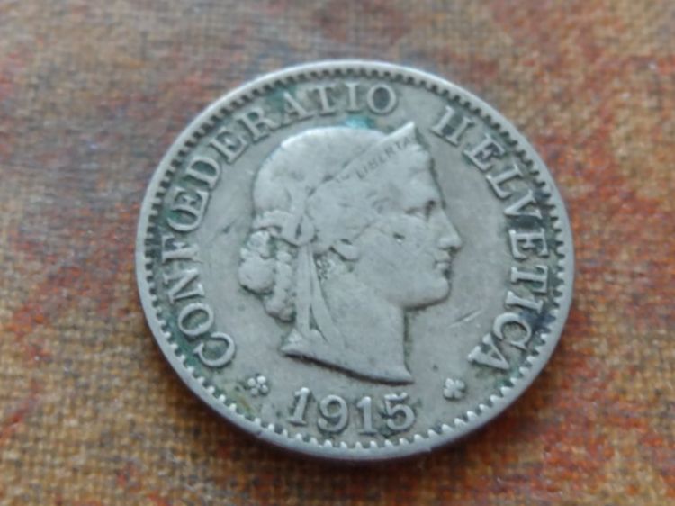 Toutes les monnaies: 5 Rp. 1915 – D'occasion à Romanel-sur-Lausanne par Swift13