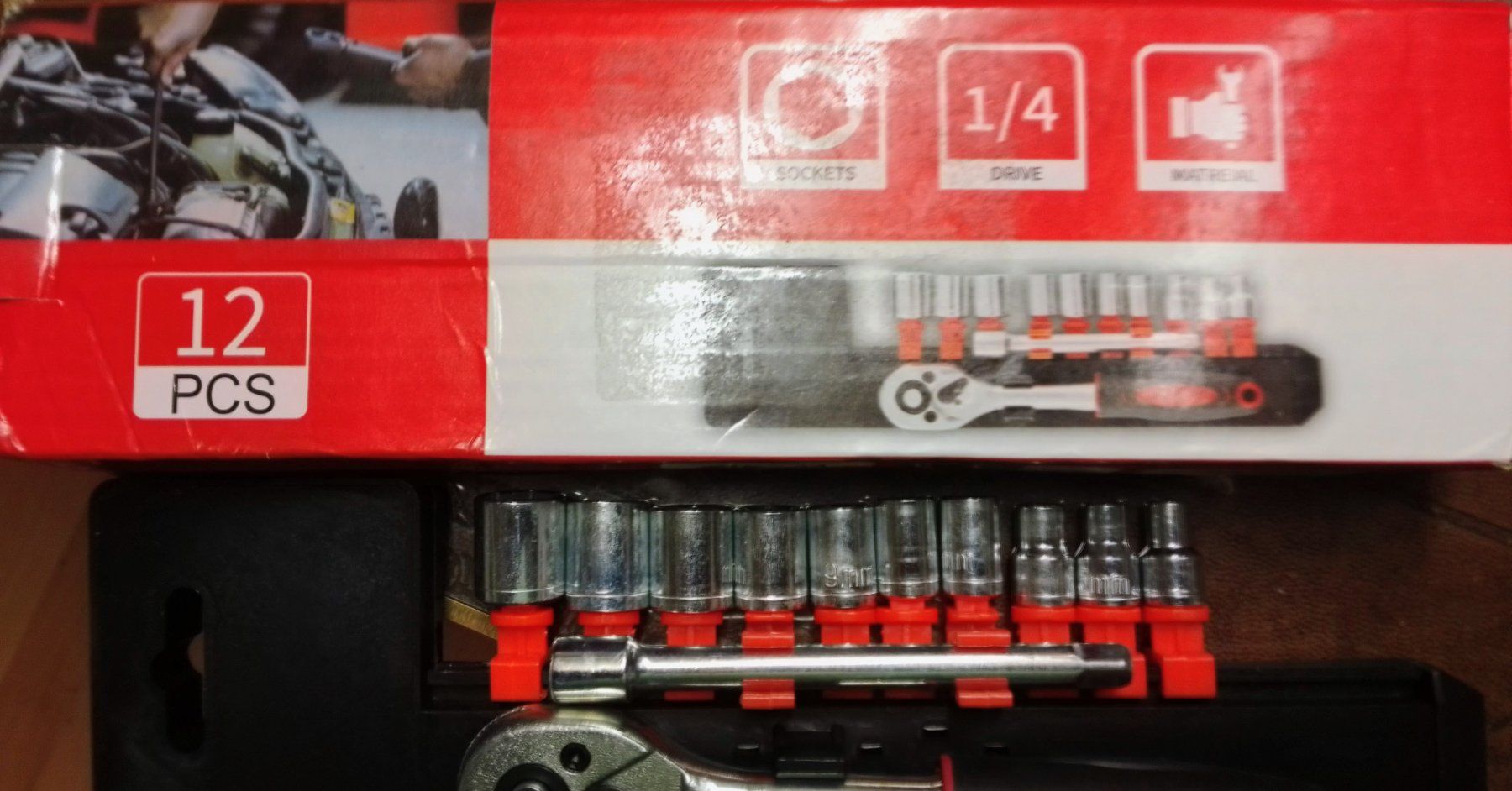 Alle Werkzeuge: 1/4  RÄTSCHENSATZ  12 TEILIG – Neu und originalverpackt aus OBERSTETTEN von simba0810 1