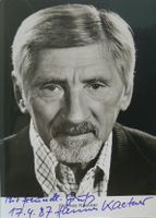 Hannes Kaetner (1922-2012) Schauspieler - Autogramm