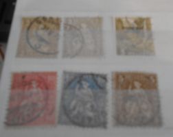 Briefmarken Helvetia sitzend