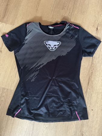 Dynafit T-Shirt Gr. M Damen Sportshirt Grösse M Schwarz Pink