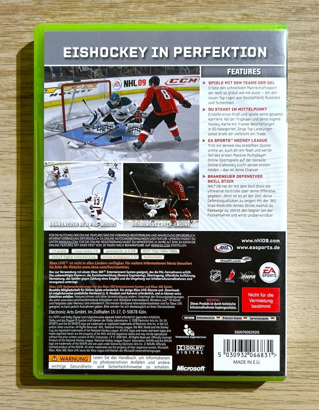 Microsoft Giochi: NHL 09 Xbox 360 – Usato da St. Gallen venduto da Alpine.Arcade 1