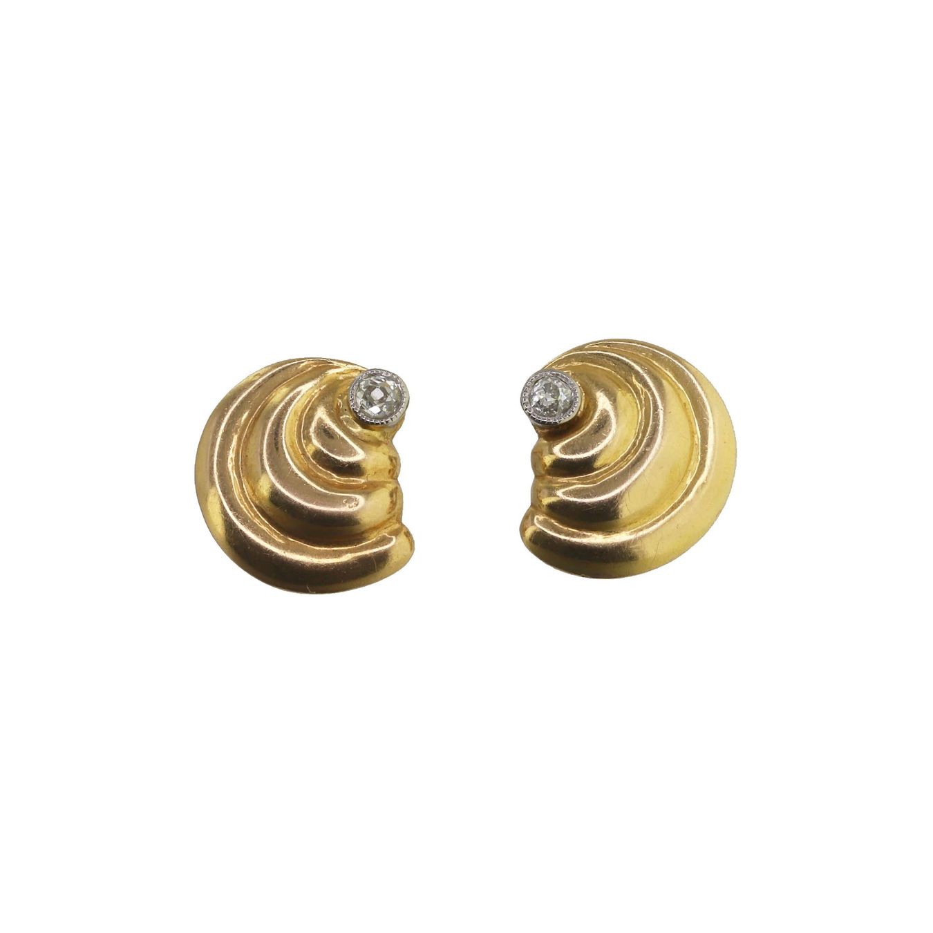 Boucles d'oreille: Diamant Ohrclips – D'occasion à Zürich par Vintage-Jewellery 2