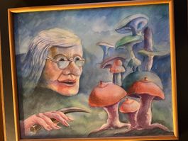 Tolles Bild (Aquarell) für "Pilzliebhaber"