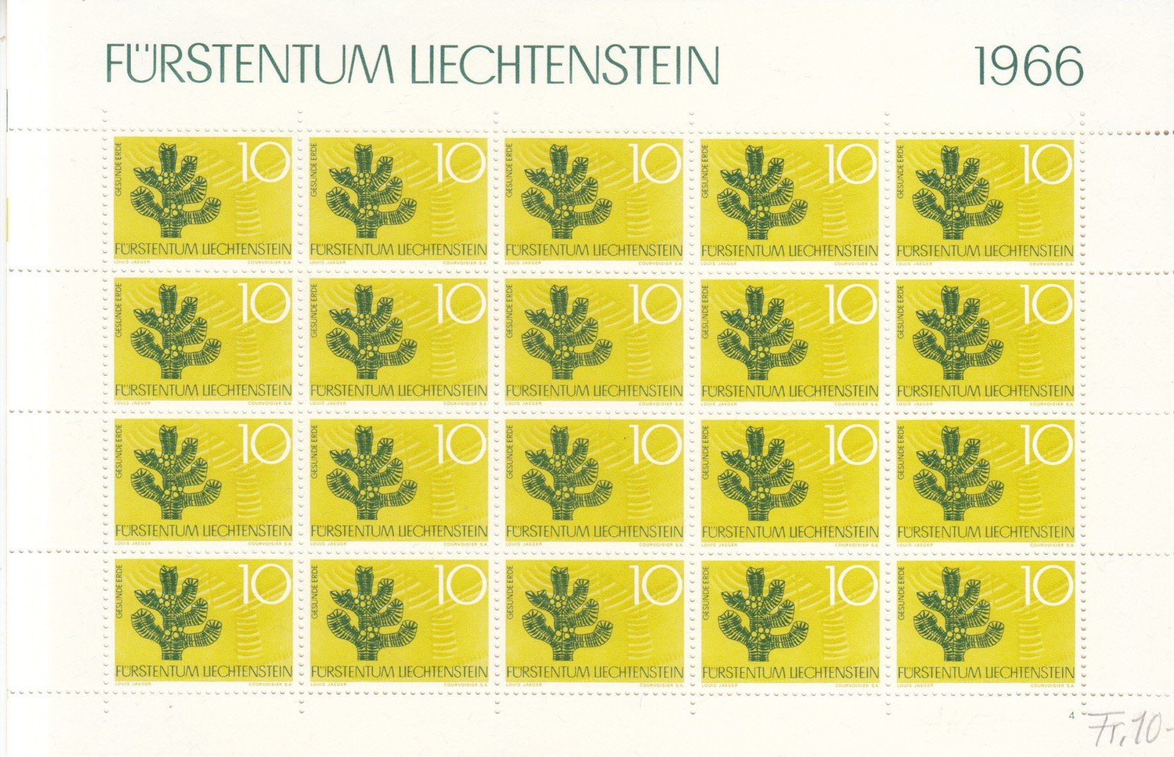 Tutti i francobolli: LBK 395 - 398 Bogen postfrisch – Usato da Bürglen TG venduto da StampGraf 4