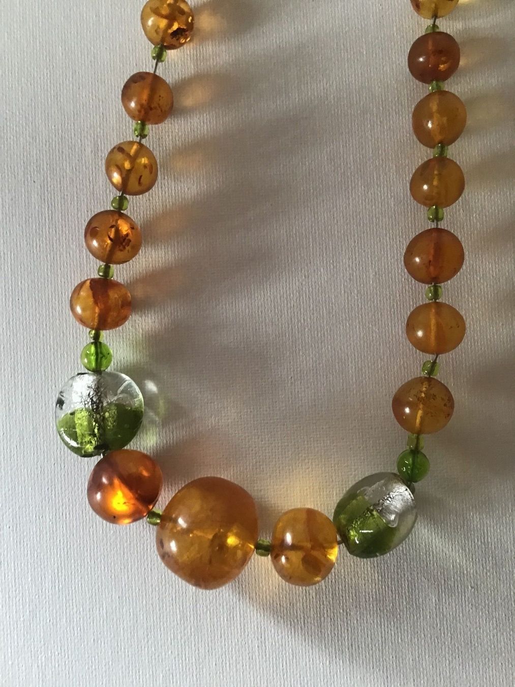 Ketten: Moderne Bernstein Kette – Gebraucht aus St. Gallen von Goldlilly 1