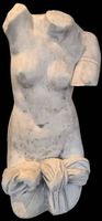 Antike Venus-Torso-Statue  Beton mit Marmorstaub