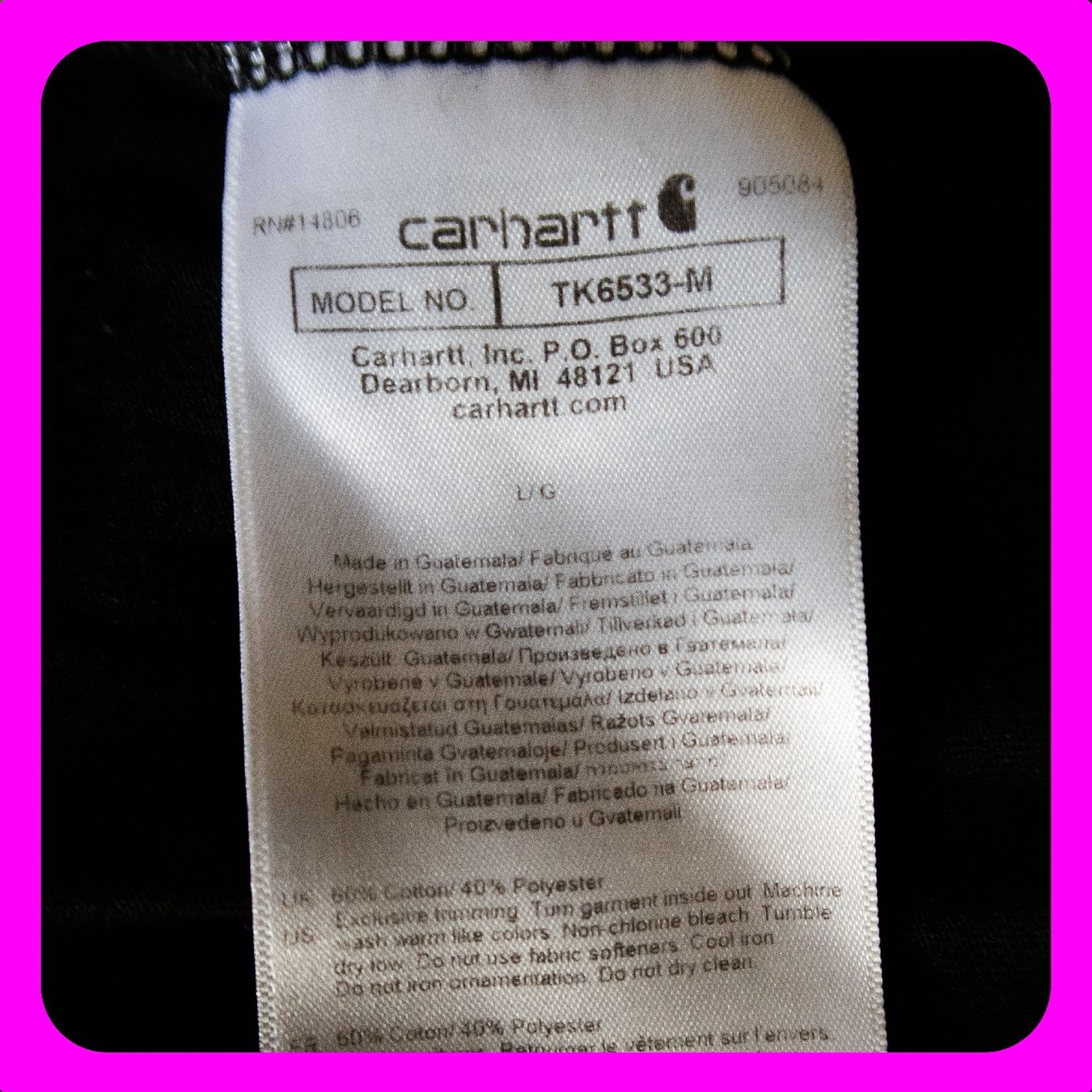 Carhartt T-shirts: CARHARTT – Neuf (Voir description) à Liebefeld par zaj_t29y 2