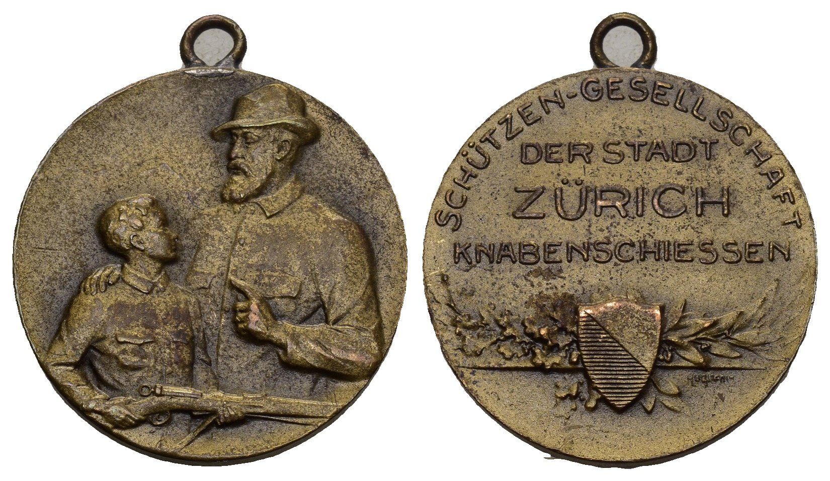 Medaillen: Zürich O.J – Gebraucht aus Bern von numismatictops
