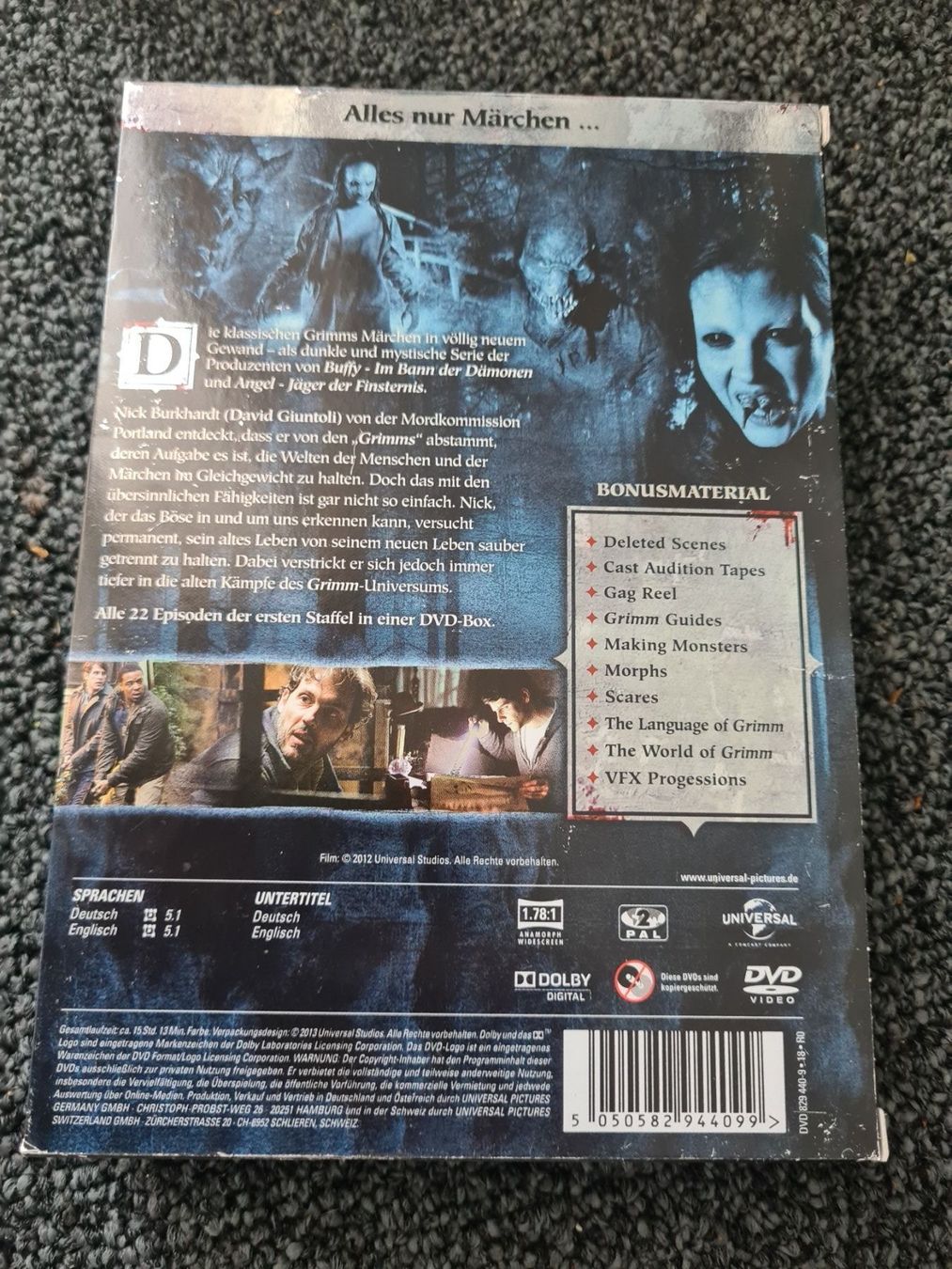 Tutti i DVDs: GRIMM STAFFEL 1 – Usato da Ruswil venduto da Ruck.Zuck. 1