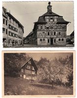 2 Ansichtskarten (Stein am Rhein, Degersheim?)