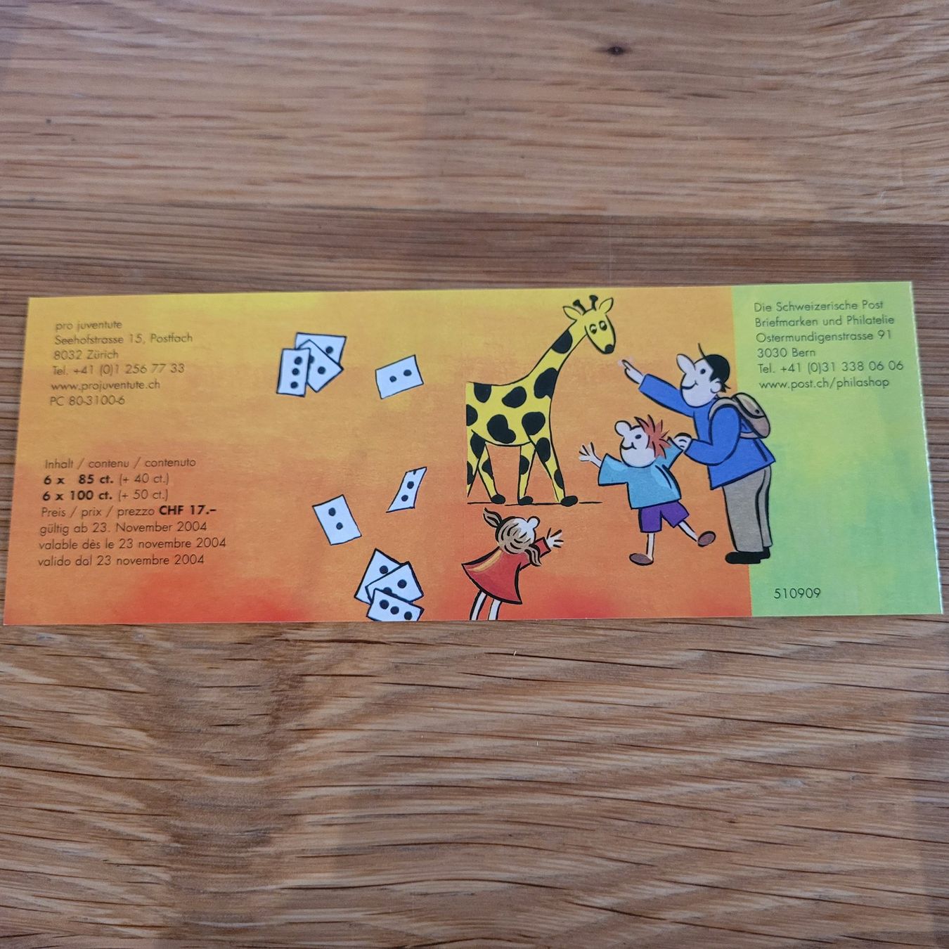 Tutti i francobolli: Markenheftchen Carnet De Timbre Pro Juventute 2004 – Usato da Biel/Bienne venduto da Destockweb 1