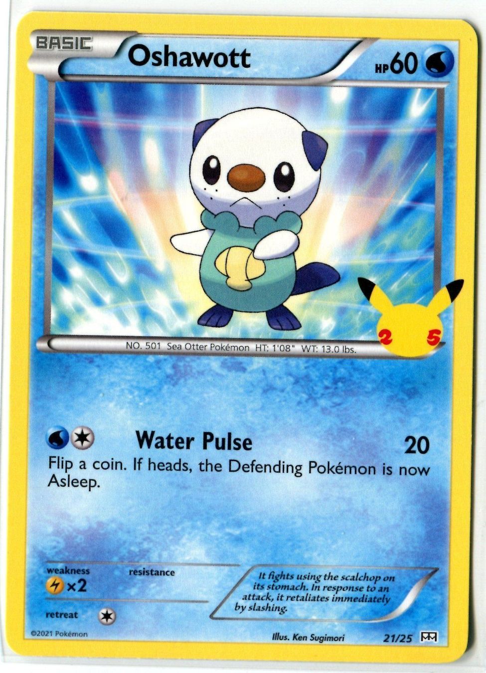 Pokémon Carte collezionabili: Oshawott McDonald's Pokémon Promo 21/25 – Nuovo (secondo la descrizione) da Dornach venduto da Deco89