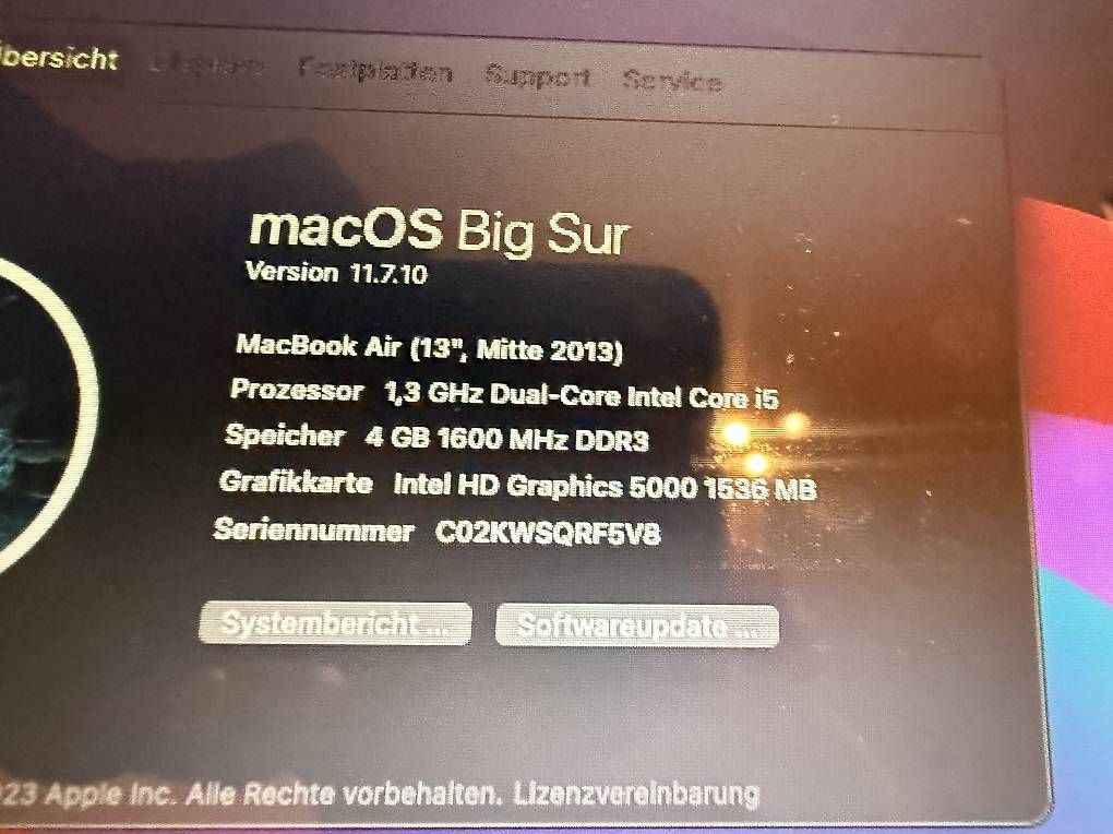 Notebooks: Macbook Air 13" (2013) – Gebraucht aus Zürich von bin_rxh6 2
