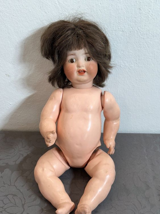 Poupée Arlequin En Porcelaine – Vintage 45 Cm – Occasion Très Bon état