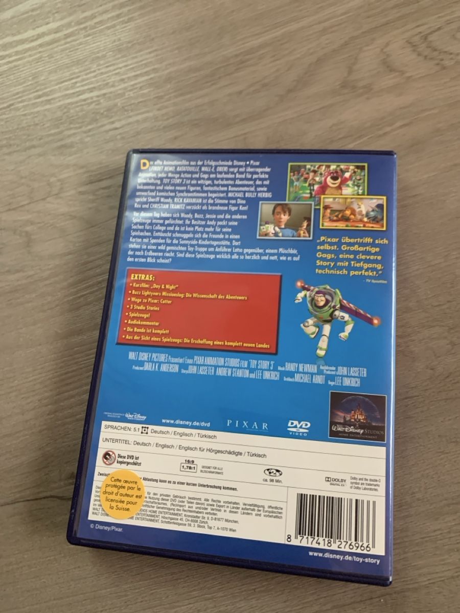 Alle DVDs: DVD Toy Story 3 – Gebraucht aus Sempach von Nimsaj5 1