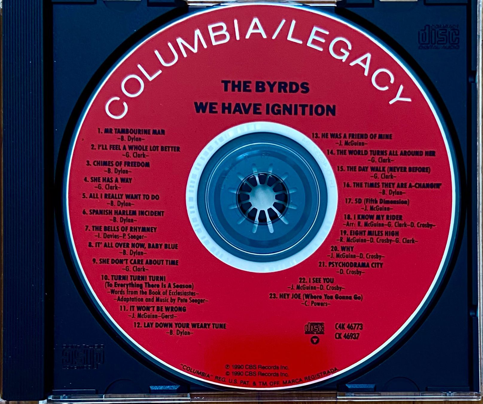 CD: The Byrds CD We Have Ignition – Usato da Luzern venduto da Lycka 2