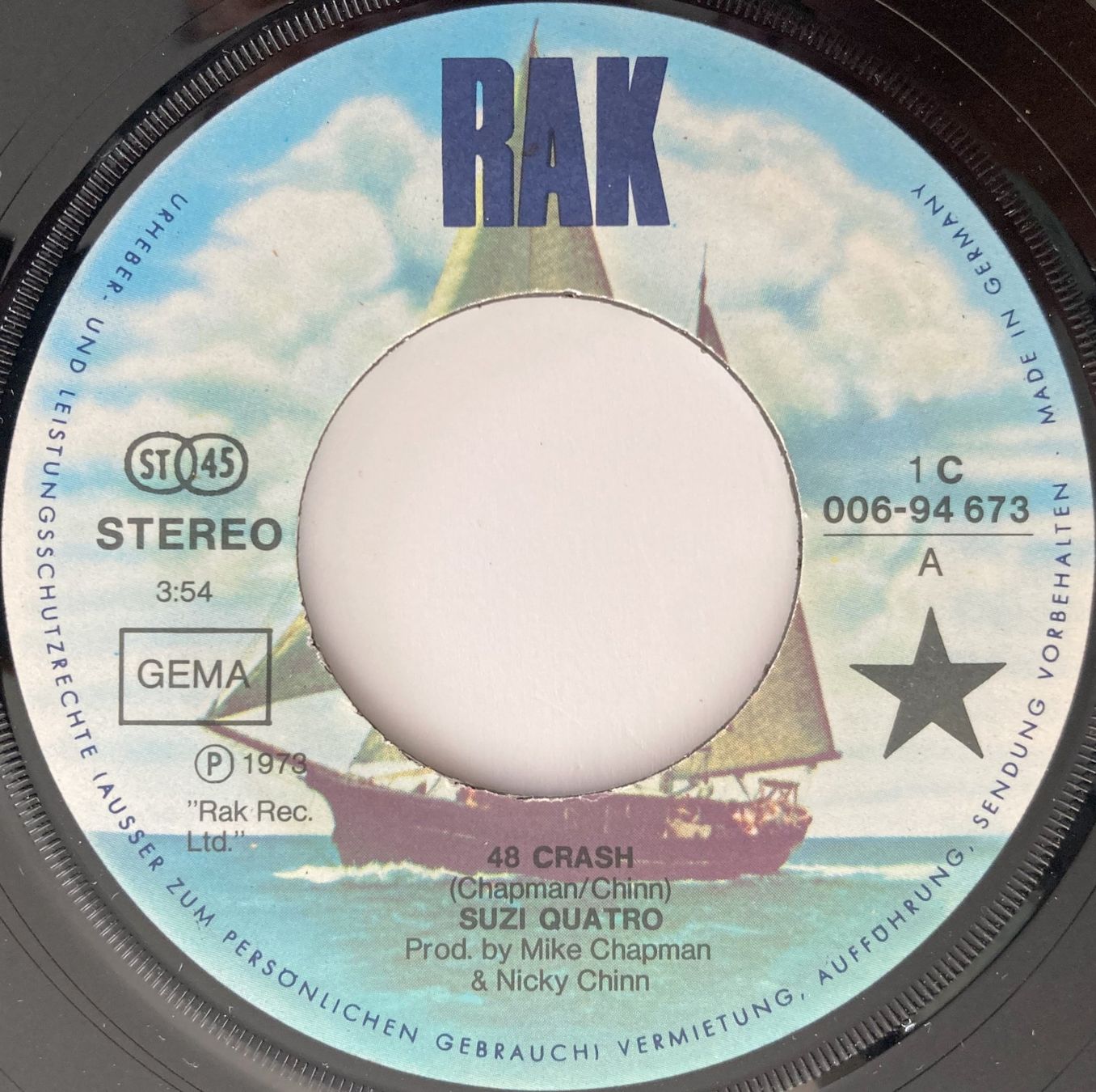 Dischi in vinile: SUZI QUATRO - 48 CRASH – Usato da Bottens venduto da hotter-than-hell 2