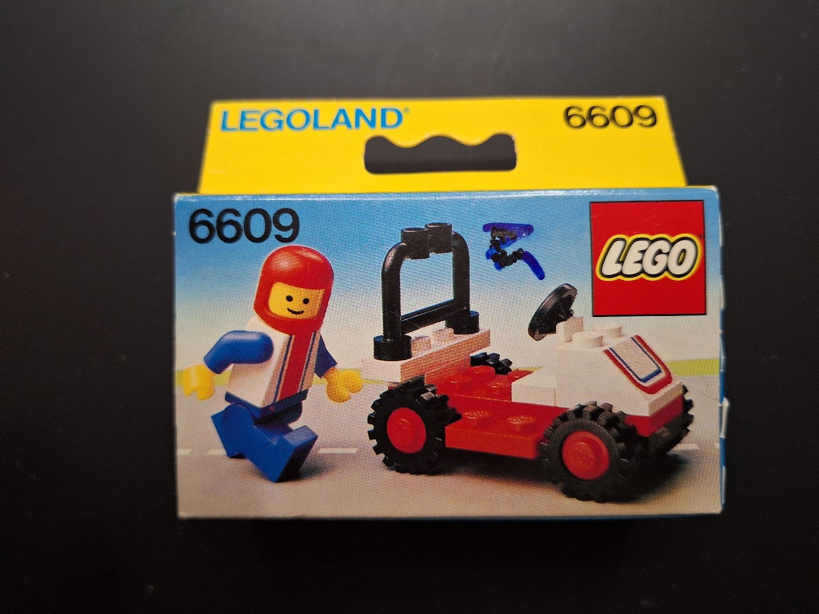 Lego Kit di costruzioni: LEGO 6609 Set: Racer mit Mann, 1980er Jahre, Neu – Nuovo e nell'imballaggio originale da Jegenstorf venduto da Cherry94