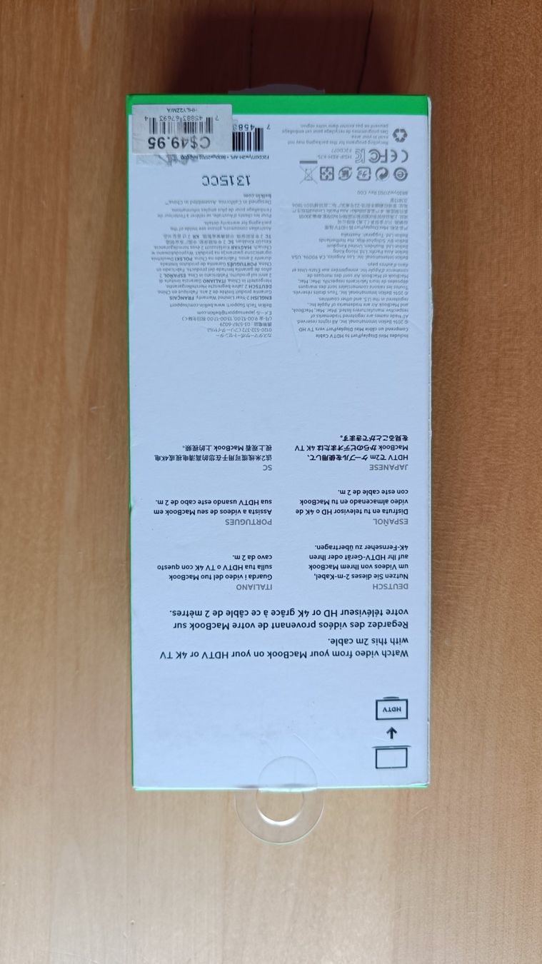 Kabel: Mini Display Port to HDTV Cable – Neu und originalverpackt aus Zürich von A_Taucher 1