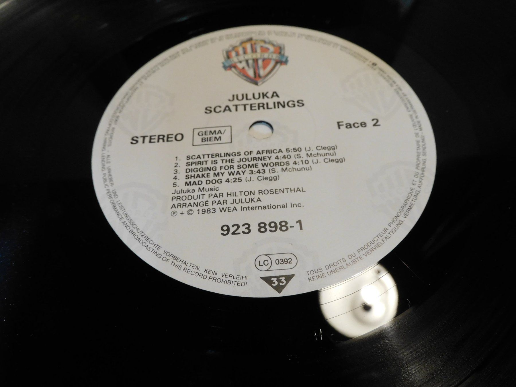 Dischi in vinile: LP Schallplatte 1983 - Juluka Scatterlings    Lp – Usato da Sursee venduto da 76 4
