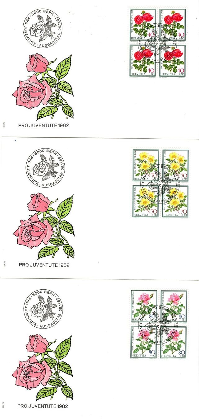 Tutti i francobolli: Serie PJ 1982 FDC – Usato da Burgdorf venduto da blinky01 1
