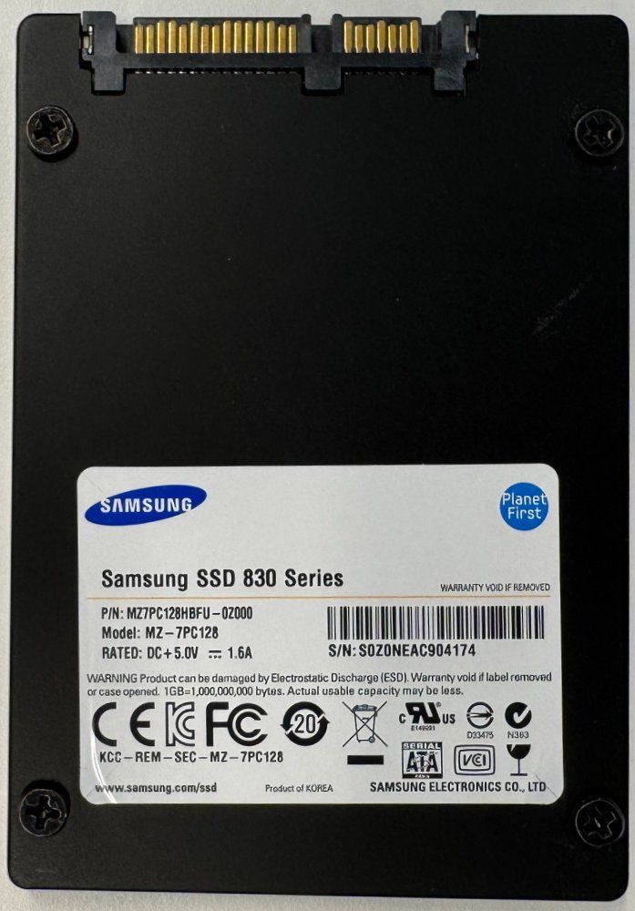 Samsung Disques durs: Samsung SSD 830 Series 128GB – D'occasion à Bern par sn8per 1