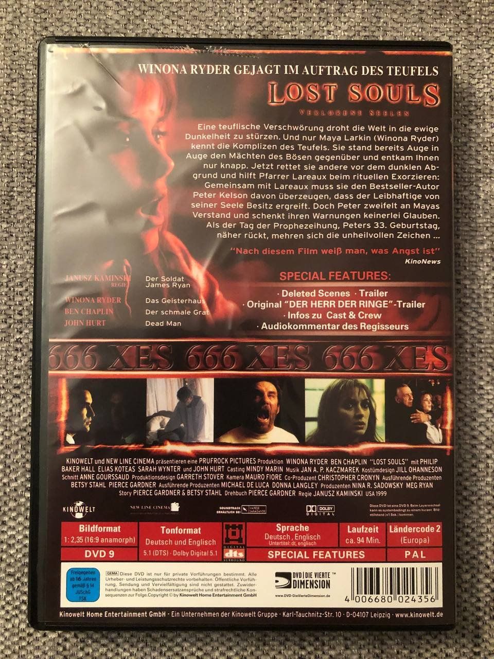Tutti i DVDs: LOST SOULS - Verlorene Seelen – Usato da Zollikofen venduto da jde_72zf 1