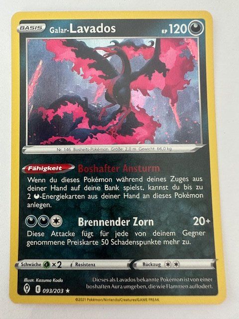 Pokémon Carte collezionabili: Galar-Lavados - Holo - Pokemon – Nuovo (secondo la descrizione) da Nussbaumen AG venduto da Pika-Shop