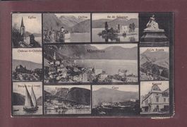 MONTREUX et environs - 11 images - 1906