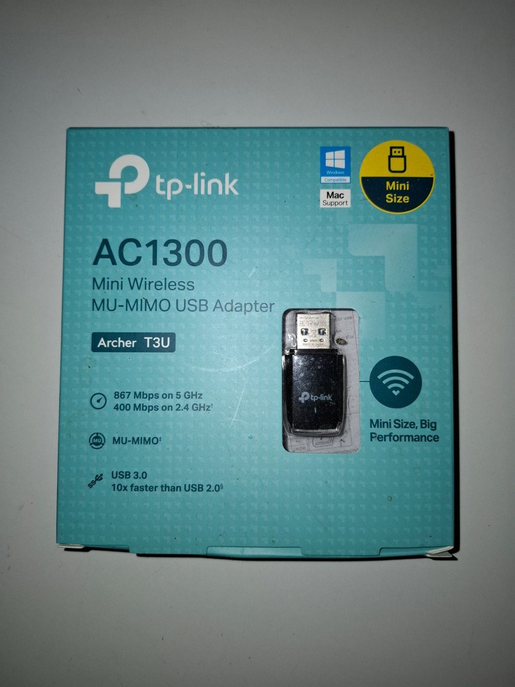 TP-Link Unità & Adattatore: TP-LINK Ac 1300 Mini Wireless Mu-Mimo USB Adapter – Usato da St. Gallen venduto da WWL